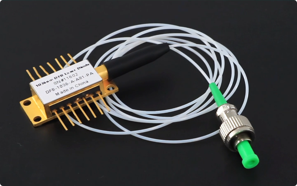 1036nm DFB激光二极管 50mW Pump型 - 展示视频